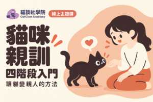 貓咪親訓四階段入門 讓貓變親人的方法（線上課）
